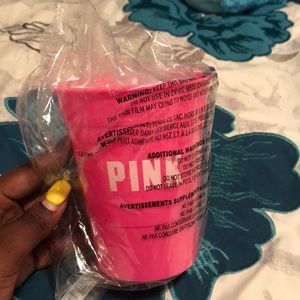 Pink cup and pizza float - spring break edition